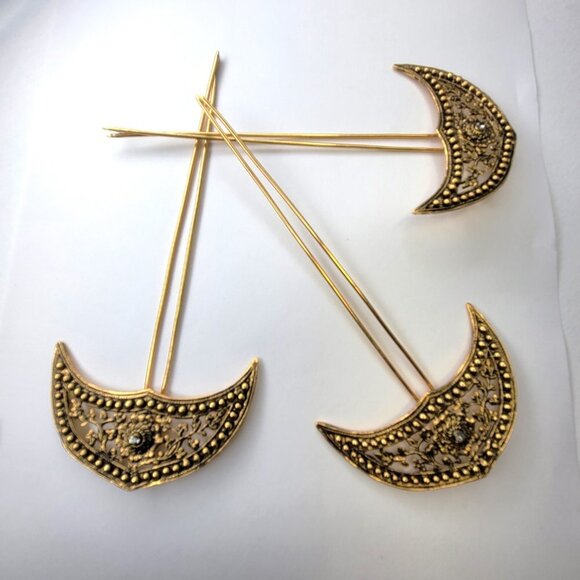 Hair Bun Long Pins Traditional Malay Indonesian HairBun Hair Pins - Picture 15 of 15